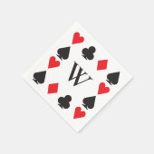 Casino Wedding Paper Napkins Servetten (Hoek)