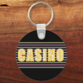 Casinobord met neonstippenletters sleutelhanger (Voorkant)