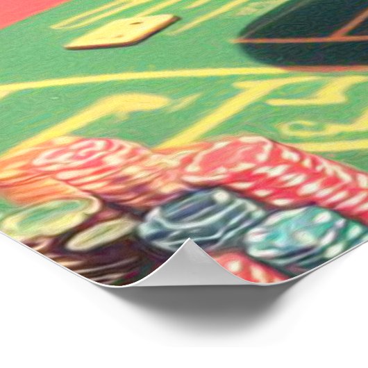 casinoillustratie poster (Hoek)