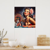 casinopin-upillustratie poster (Keuken)