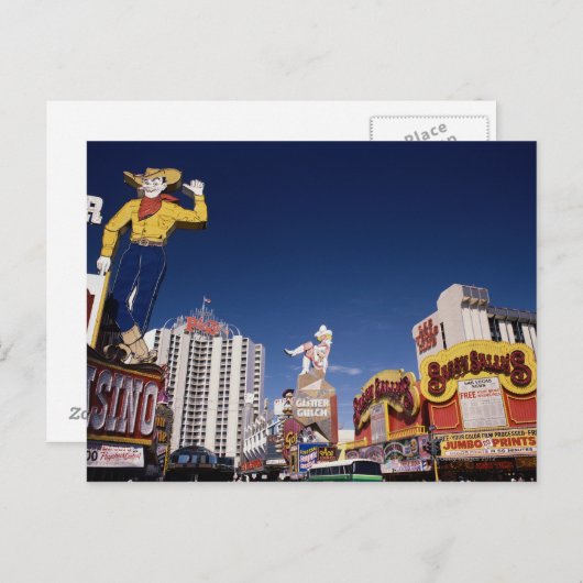 Casino's en hotels in Las Vegas Briefkaart (Voorkant / Achterkant)