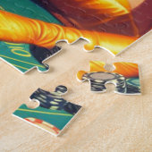  casinovrouw legpuzzel (Zijkant)