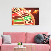 Casisno Roulette Wheel Canvas Afdruk (Insitu (Woonkamer))