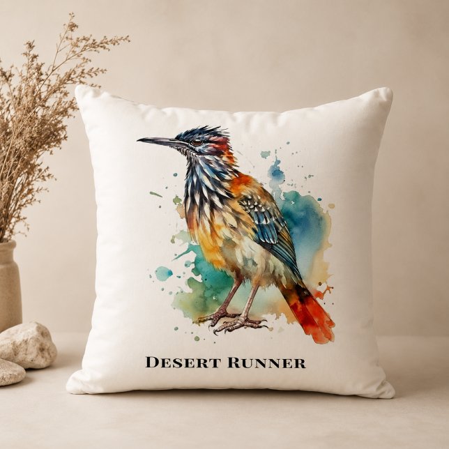 Casita Roadrunner Westerse kameraccent Kussen (Creator heeft geüpload)