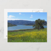 Casitas-Ojai-meer, CA Briefkaart (Voorkant / Achterkant)