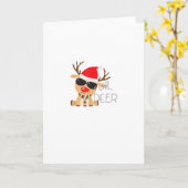 Casj Boys Unisex Adults Reindeer Small Short Sleev Kaart (Gele Bloem)