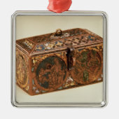 Casket, 13e eeuw metalen ornament (Voorkant)