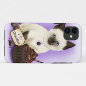 Caso siamés del iPhone 5 del chocolade de la magda Case-Mate iPhone Case (Achterkant (horizontaal))