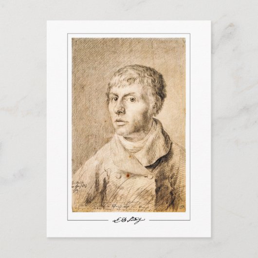 Caspar David Friedrich #113 - Kunstmatig Briefkaar Briefkaart (Voorkant)