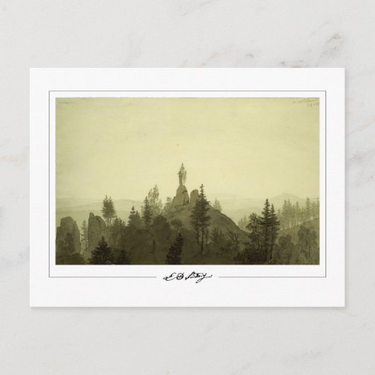 Caspar David Friedrich #12 - Kunstkaart Briefkaart (Voorkant)
