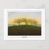 Caspar David Friedrich #137 - Kunstposter Briefkaart (Voorkant)