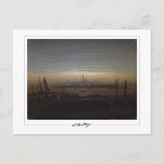Caspar David Friedrich #14 - Kunstkaart Briefkaart (Voorkant)
