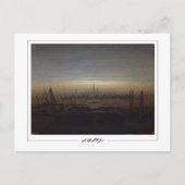 Caspar David Friedrich #14 - Kunstmatig Briefkaart (Voorkant)