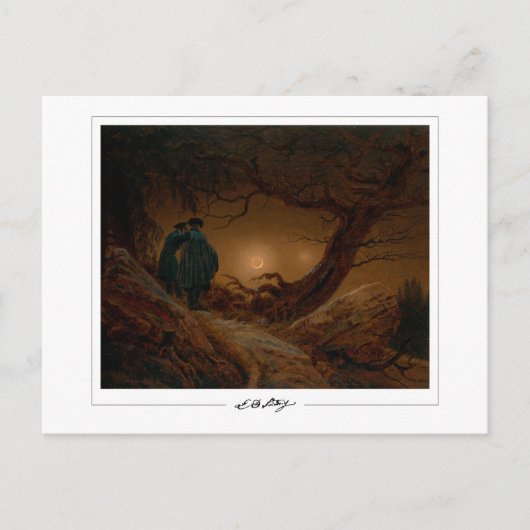 Caspar David Friedrich #15 - Kunstkaart Briefkaart (Voorkant)