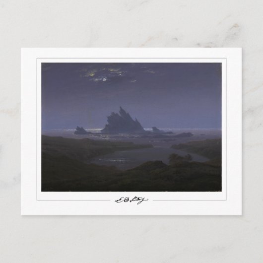 Caspar David Friedrich #165 - Kunstkaart Briefkaart (Voorkant)