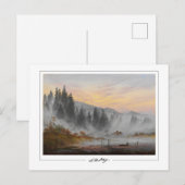 Caspar David Friedrich #16 - Kunstposter Briefkaart (Voorkant / Achterkant)