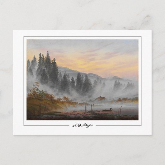 Caspar David Friedrich #16 - Kunstposter Briefkaart (Voorkant)