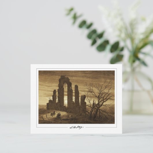 Caspar David Friedrich #19 - Kunstposter Briefkaart (Staand voorkant)