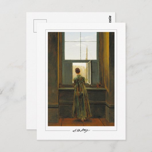 Caspar David Friedrich #1 - Fine Art Briefkaart (Voorkant / Achterkant)