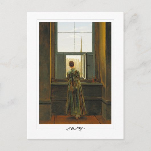 Caspar David Friedrich #1 - Kunstkaart Briefkaart (Voorkant)