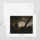 Caspar David Friedrich #200 - Kunstposter Briefkaart (Voorkant / Achterkant)