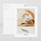 Caspar David Friedrich #201 - Kunstposter Briefkaart (Voorkant / Achterkant)
