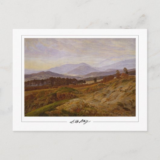 Caspar David Friedrich #21 - Kunstmatig Briefkaart (Voorkant)