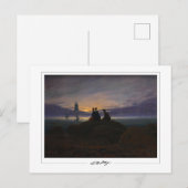 Caspar David Friedrich #22 - Kunstmatig Briefkaart (Voorkant / Achterkant)