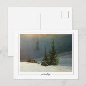 Caspar David Friedrich #23 - Kunstkaart Briefkaart (Voorkant / Achterkant)