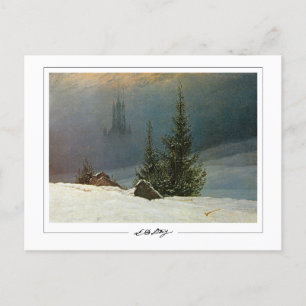 Caspar David Friedrich #23 - Kunstmatig Briefkaart