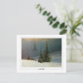 Caspar David Friedrich #23 - Kunstmatig Briefkaart (Staand voorkant)