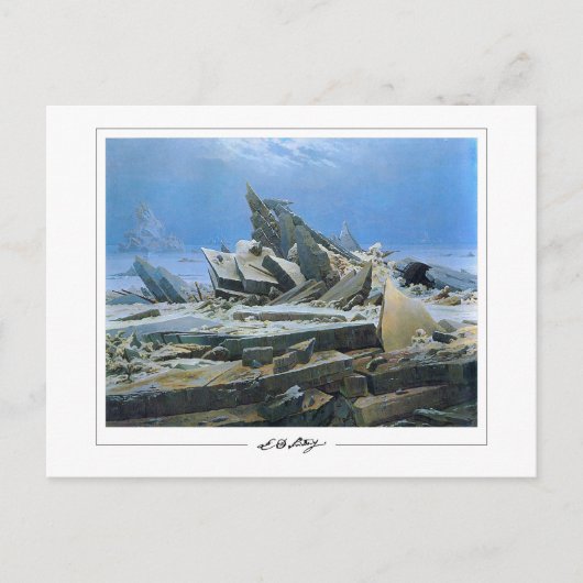 Caspar David Friedrich #24 - Kunstkaart Briefkaart (Voorkant)