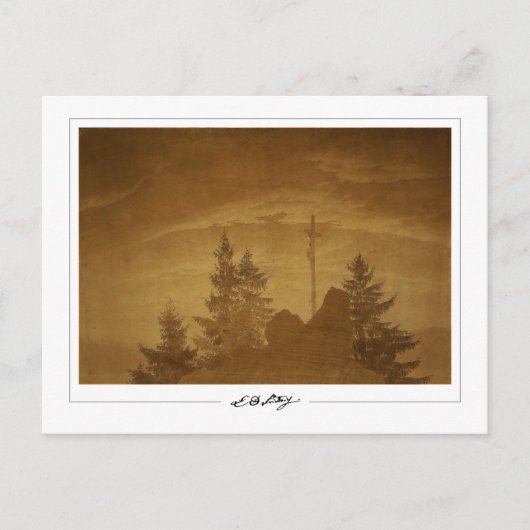 Caspar David Friedrich #38 - Kunstkaart Briefkaart (Voorkant)