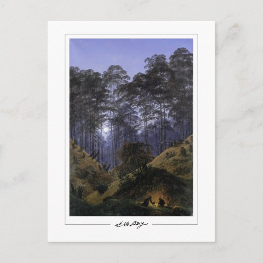 Caspar David Friedrich #42 - Kunstkaart Briefkaart (Voorkant)