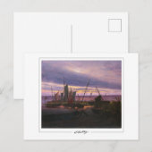 Caspar David Friedrich #55 - Kunstposter Briefkaart (Voorkant / Achterkant)