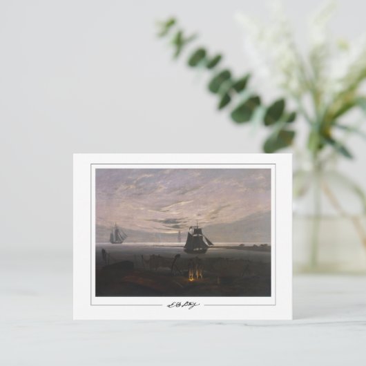 Caspar David Friedrich #59 - Kunstposter Briefkaart (Staand voorkant)