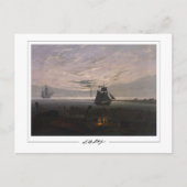 Caspar David Friedrich #59 - Kunstposter Briefkaart (Voorkant)
