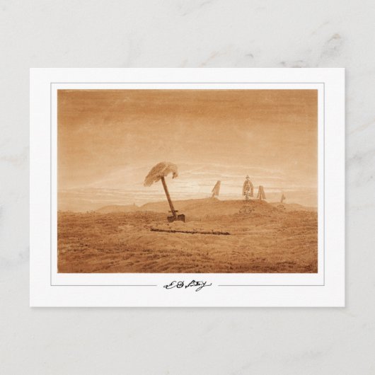 Caspar David Friedrich #5 - Fine Art Briefkaart (Voorkant)