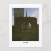 Caspar David Friedrich #62 - Kunstmatig Briefkaart (Voorkant)