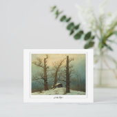 Caspar David Friedrich #6 - Fine Art Briefkaart (Staand voorkant)