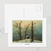 Caspar David Friedrich #6 - Fine Art Briefkaart (Voorkant / Achterkant)