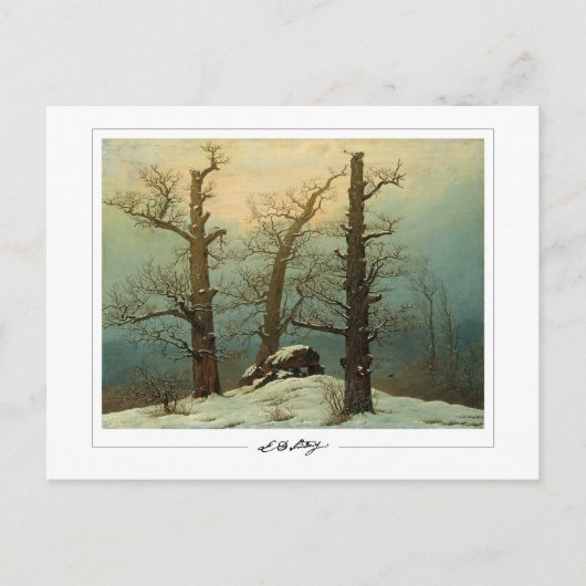 Caspar David Friedrich #6 - Kunstkaart Briefkaart (Voorkant)