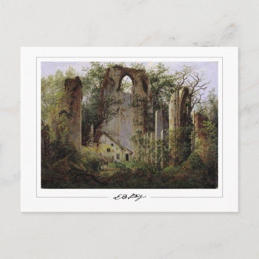 Caspar David Friedrich #93 - Kunstpostkaart Briefkaart (Voorkant)