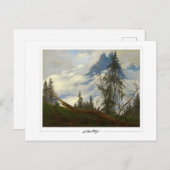 Caspar David Friedrich #9 - Fine Art Briefkaart (Voorkant / Achterkant)