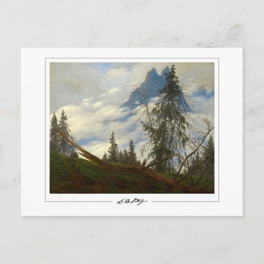 Caspar David Friedrich #9 - Kunstkaart Briefkaart (Voorkant)
