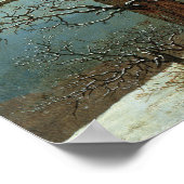 Caspar David Friedrich Cairn in Snow Poster (Hoek)