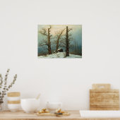 Caspar David Friedrich Cairn in Snow Poster (Keuken)