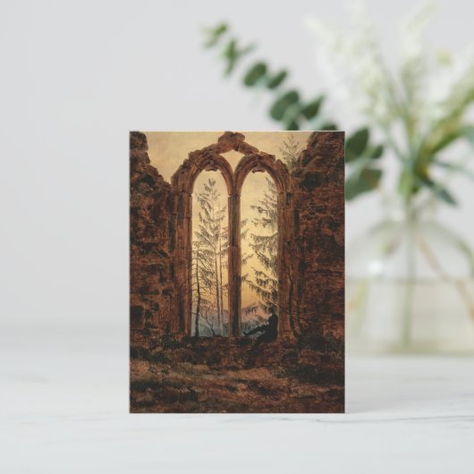 Caspar David Friedrich: De dromer Briefkaart (Staand voorkant)