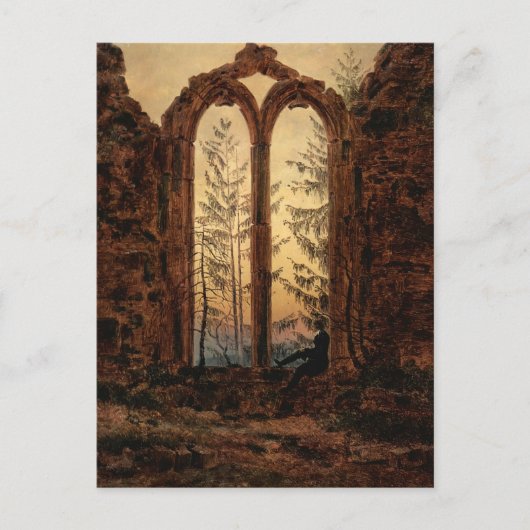Caspar David Friedrich: De dromer Briefkaart (Voorkant)