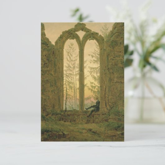 Caspar David Friedrich - De dromer Kaart (Staand voorkant)